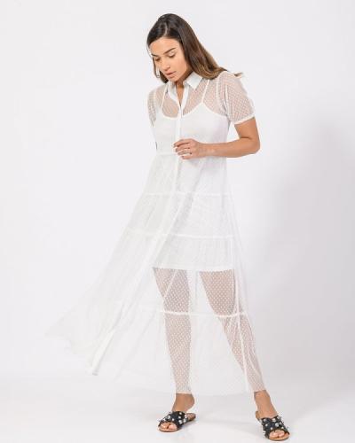 Maxi φόρεμα (OFF WHITE)